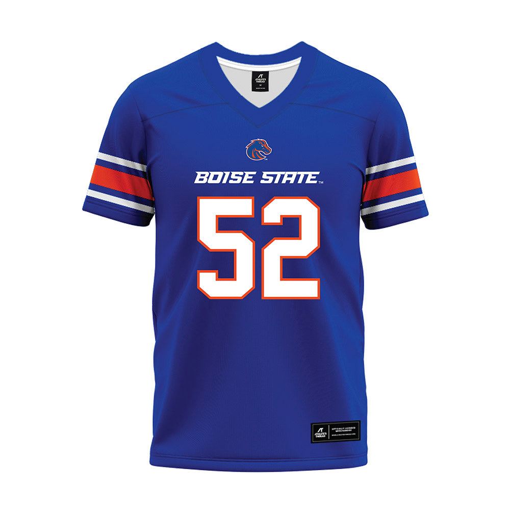 Boise State - NCAA Football : Stewart Taufa - Blue Premium Football Jersey-0