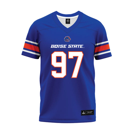 Boise State - NCAA Football : Hayden Hanks - Blue Premium Football Jersey