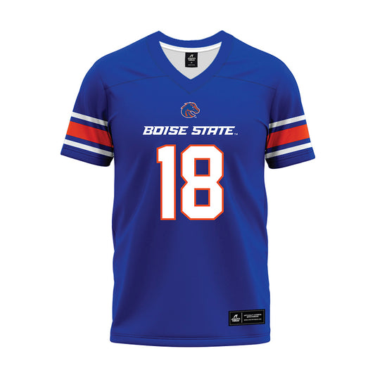 Boise State - NCAA Football : Gabe Tahir - Blue Premium Football Jersey