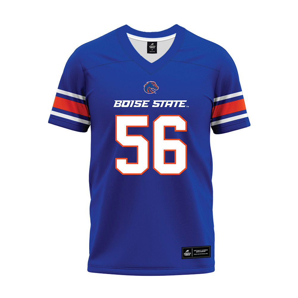 Boise State - NCAA Football : Mason Jacobsen - Blue Premium Football Jersey