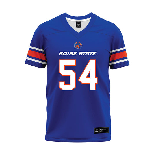 Boise State - NCAA Football : Hunter Higham - Blue Premium Football Jersey-0