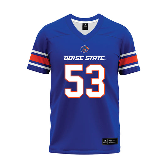 Boise State - NCAA Football : Marco Notarainni - Blue Premium Football Jersey