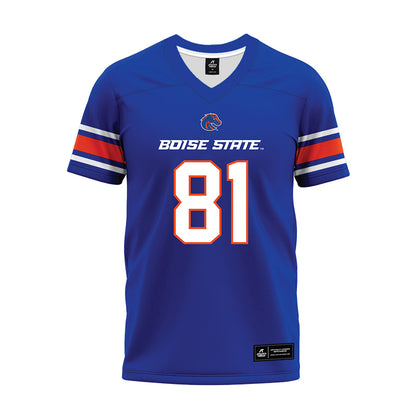 Boise State - NCAA Football : Kamryn Jones - Blue Premium Football Jersey-0