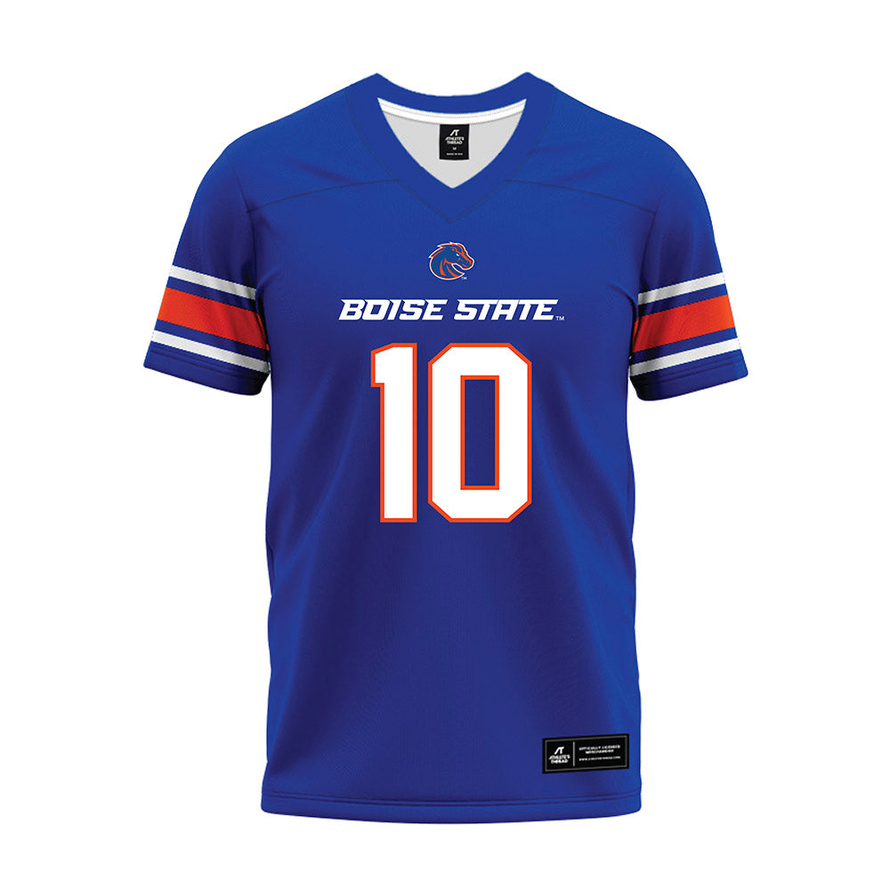 Boise State - NCAA Football : Derek Ganter Jr - Blue Premium Football Jersey-0