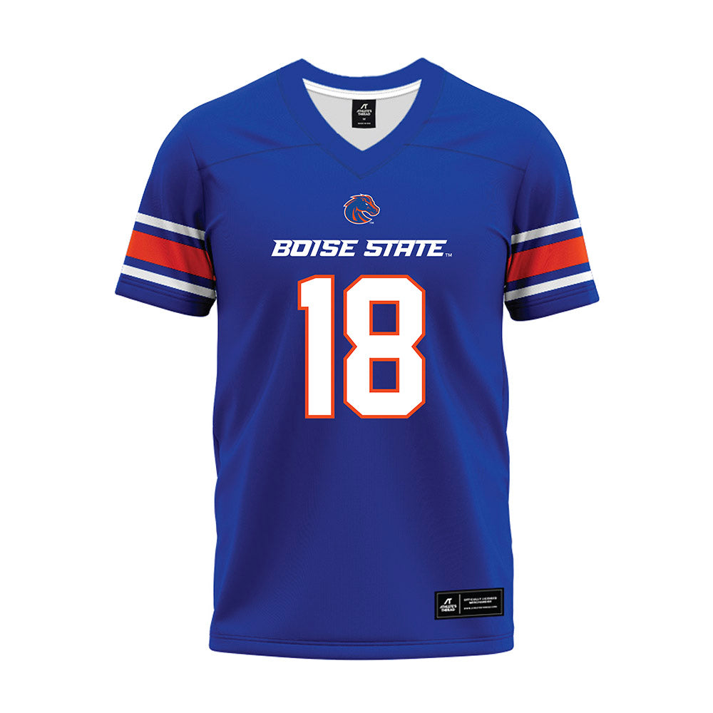 Boise State - NCAA Football : Sam Brooks - Blue Premium Football Jersey-0