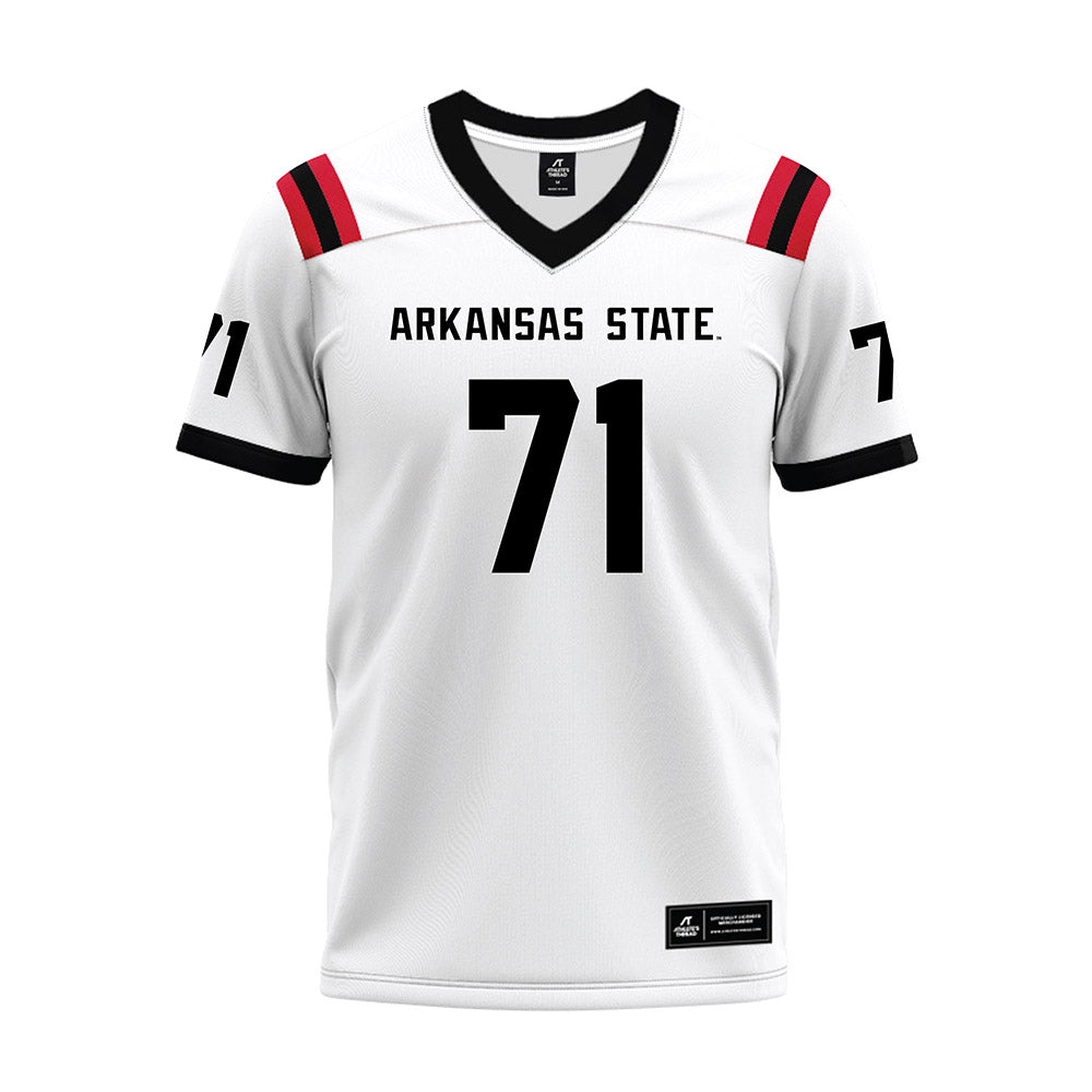 Arkansas State - NCAA Football : Chace Stratford - Premium Football Jersey-0