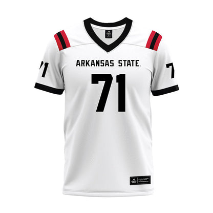 Arkansas State - NCAA Football : Chace Stratford - Premium Football Jersey-0