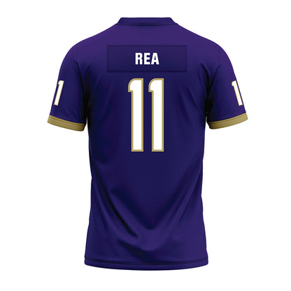 JMU - NCAA Football : Patrick Rea - Purple Premium Football Jersey-1