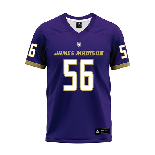 JMU - NCAA Football : JaKobe Campbell - Purple Premium Football Jersey-0