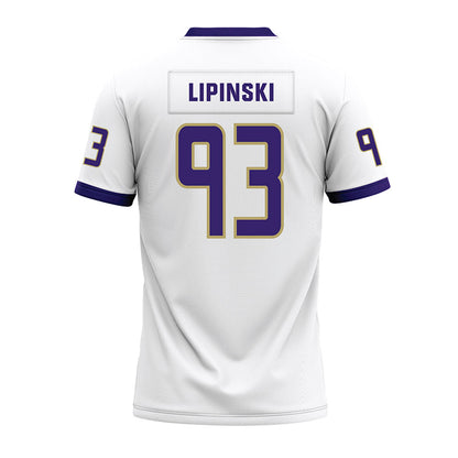  - NCAA Football : Max Lipinski - White Premium Football Jersey-1