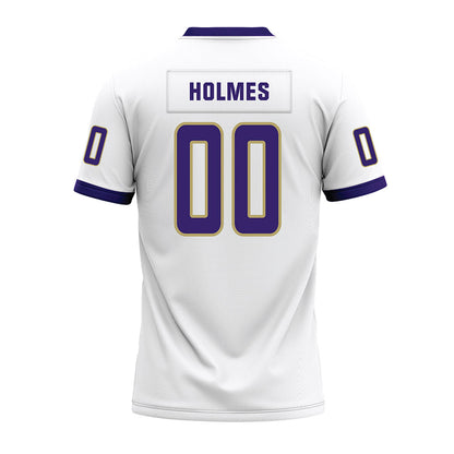 JMU - NCAA Football : Xavier Holmes - White Premium Football Jersey-1