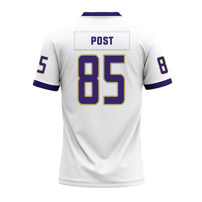 JMU - NCAA Football : Ryder Post - White Premium Football Jersey-1
