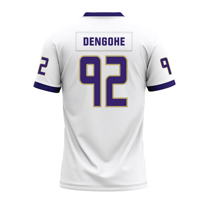 JMU - NCAA Football : Darold DeNgohe - White Premium Football Jersey-1