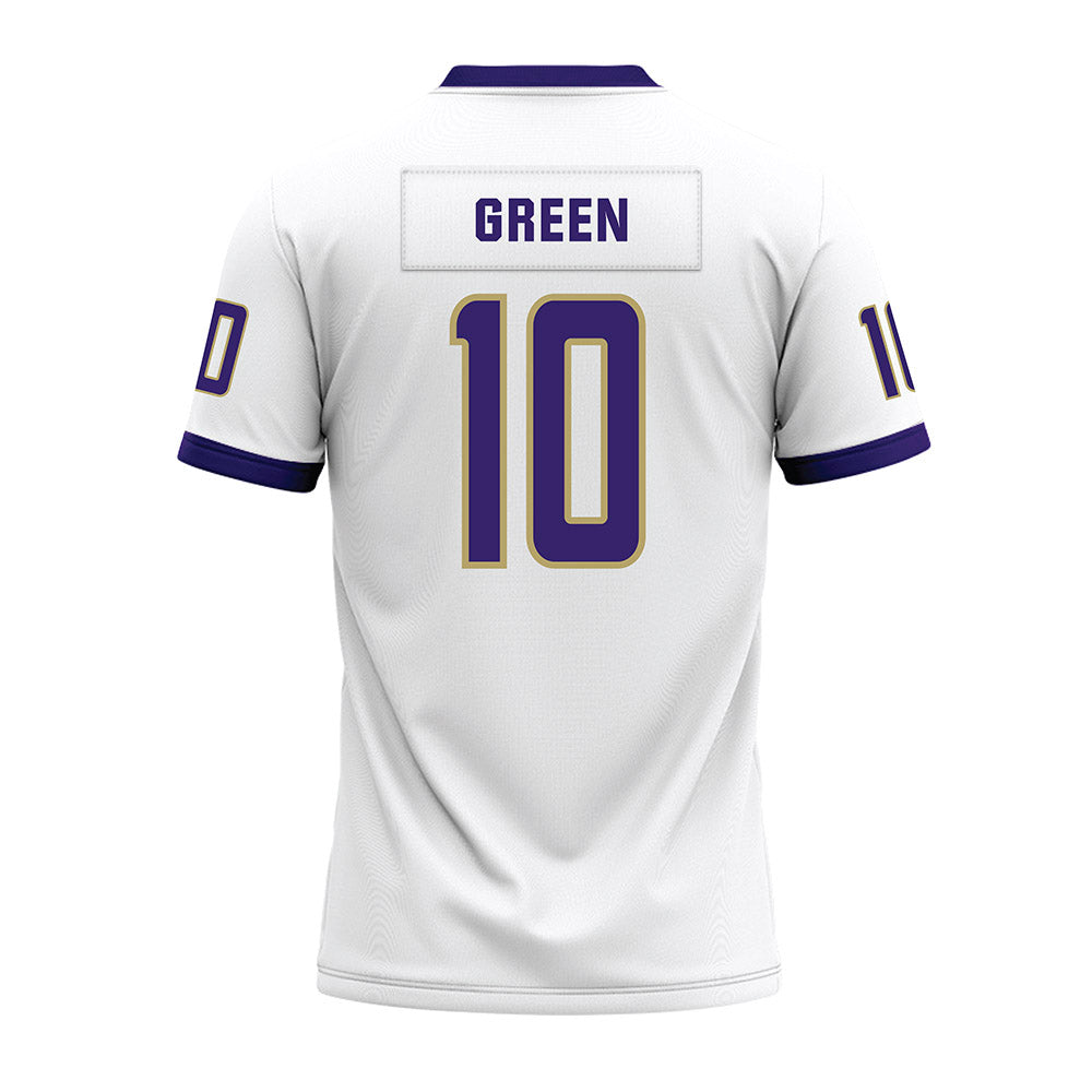 JMU - Football Alumni : Jalen Green - White Premium Football Jersey-1