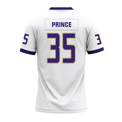 JMU - NCAA Football : Joshua Prince - White Premium Football Jersey-1