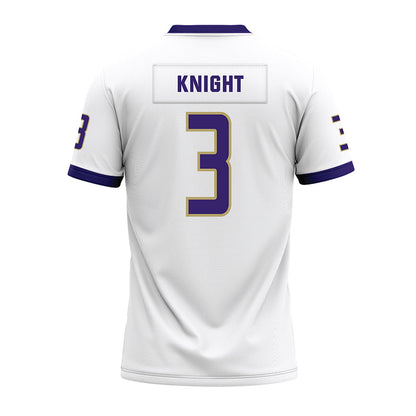 JMU - NCAA Football : Wayne Knight - White Premium Football Jersey-1