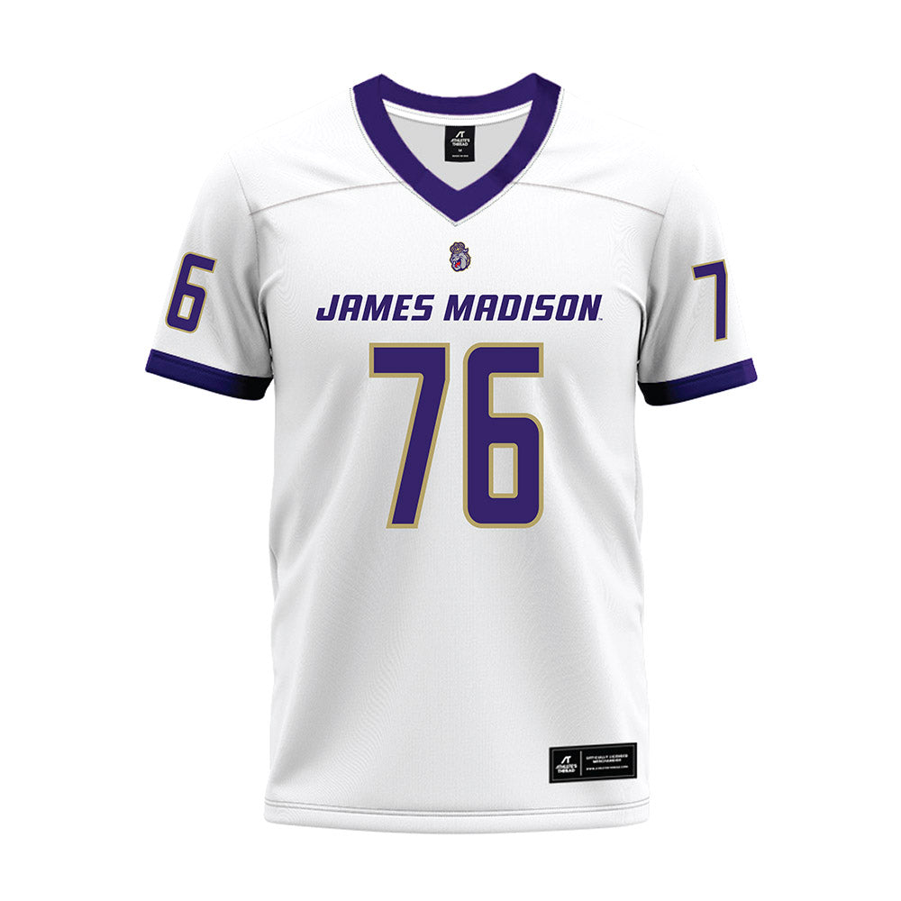 JMU - NCAA Football : Patrick McMurtrie - White Premium Football Jersey