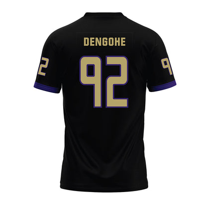 JMU - NCAA Football : Darold DeNgohe - Black Premium Football Jersey-1