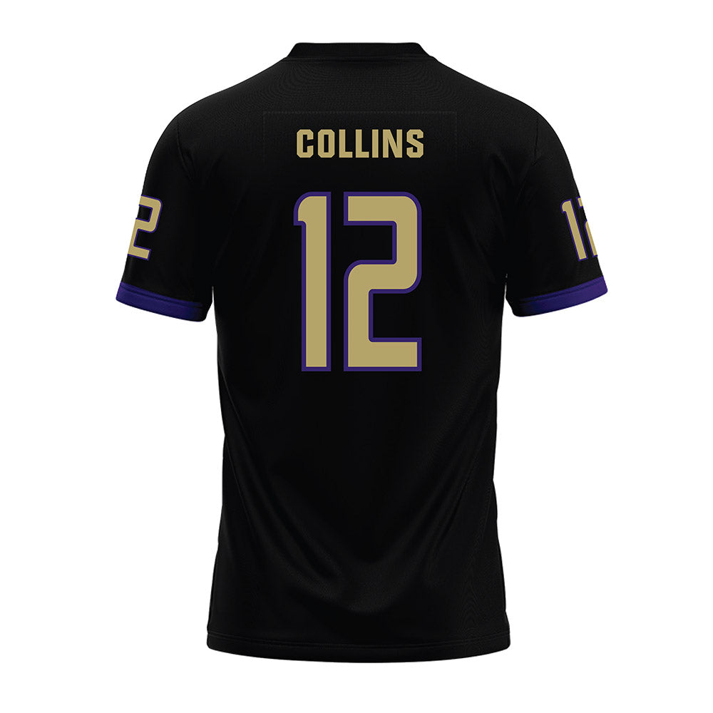 JMU - NCAA Football : Zaron Collins - Black Premium Football Jersey-1