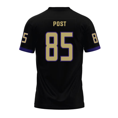 JMU - NCAA Football : Ryder Post - Black Premium Football Jersey-1