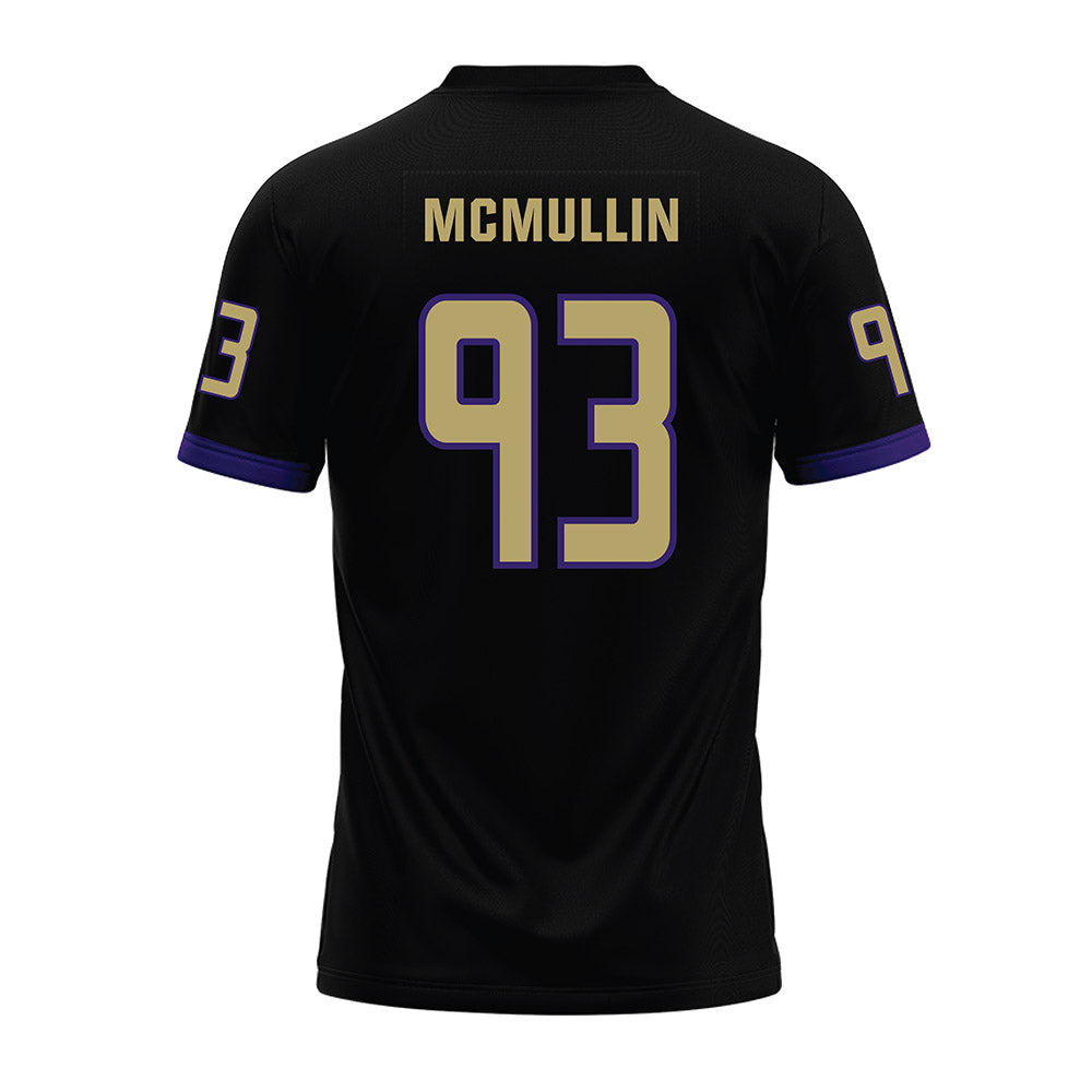 JMU - NCAA Football : Mychal McMullin - Black Premium Football Jersey-1