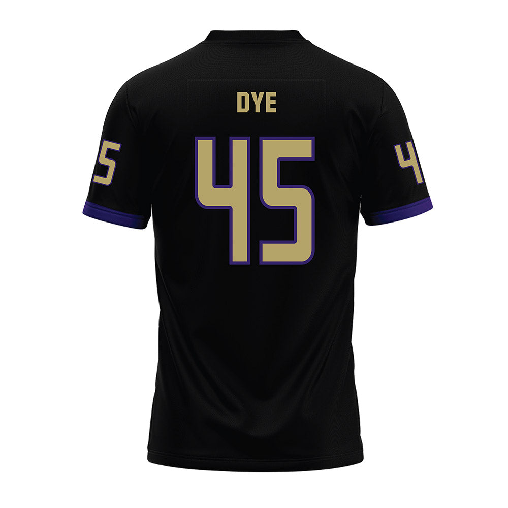 JMU - NCAA Football : Trashon Dye - Black Premium Football Jersey-1