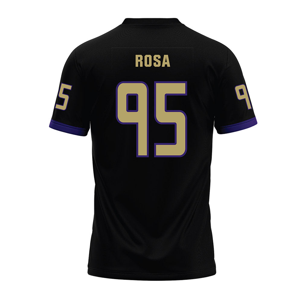 JMU - NCAA Football : Cristiano Rosa - Black Premium Football Jersey-1