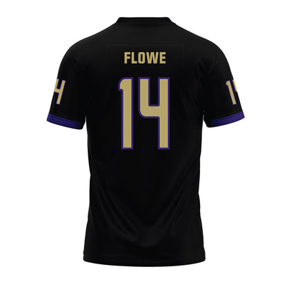 JMU - NCAA Football : KJ Flowe - Black Premium Football Jersey-1