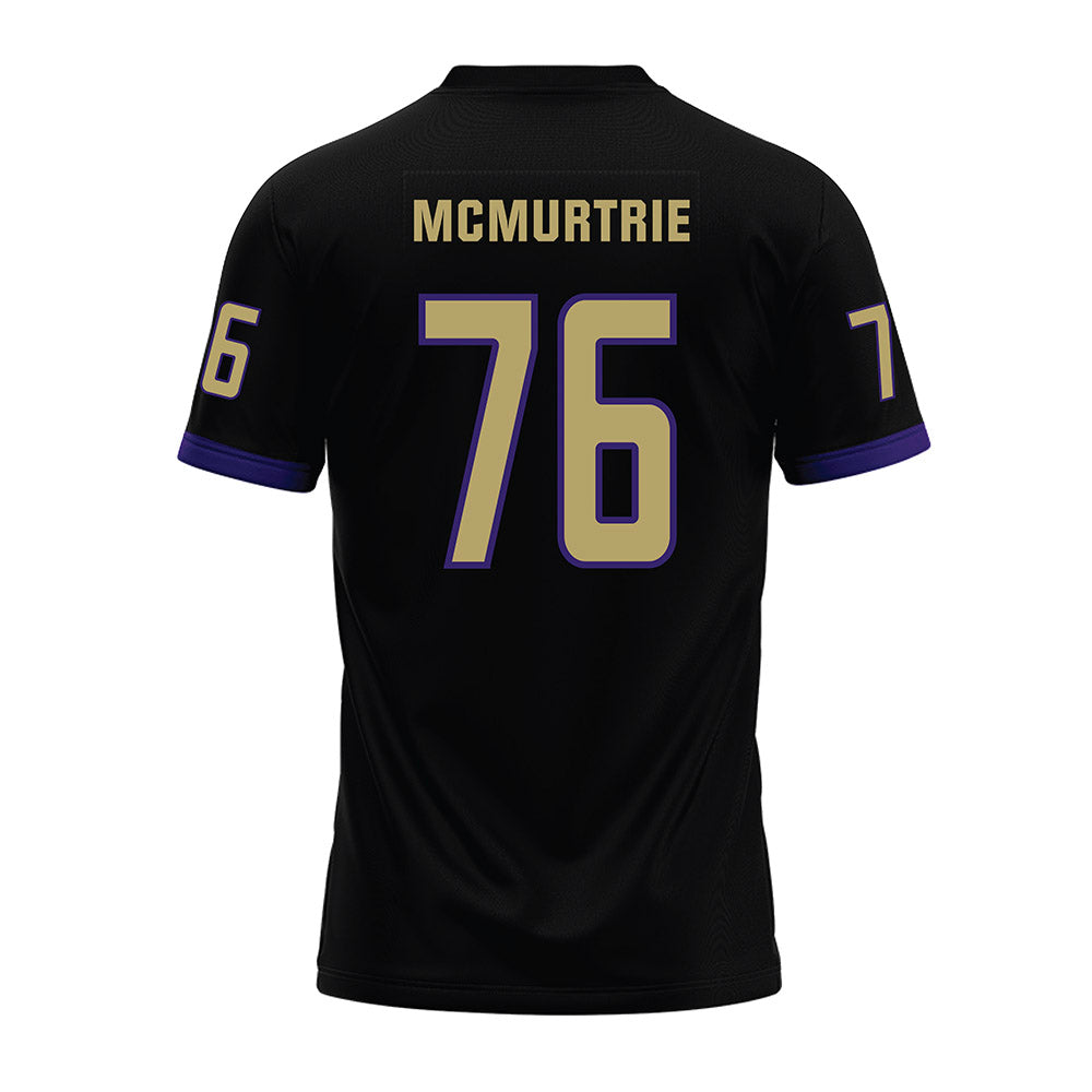 JMU - NCAA Football : Patrick McMurtrie - Black Premium Football Jersey