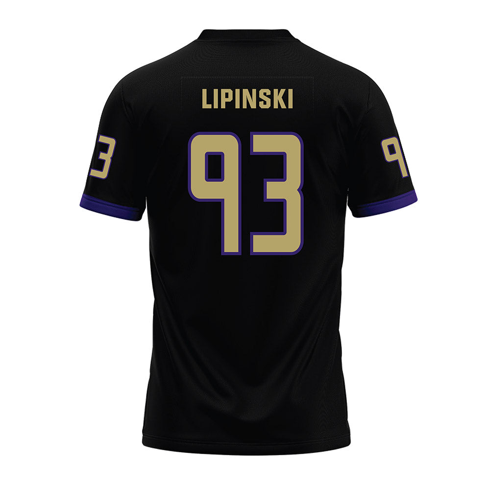  - NCAA Football : Max Lipinski - Black Premium Football Jersey-1