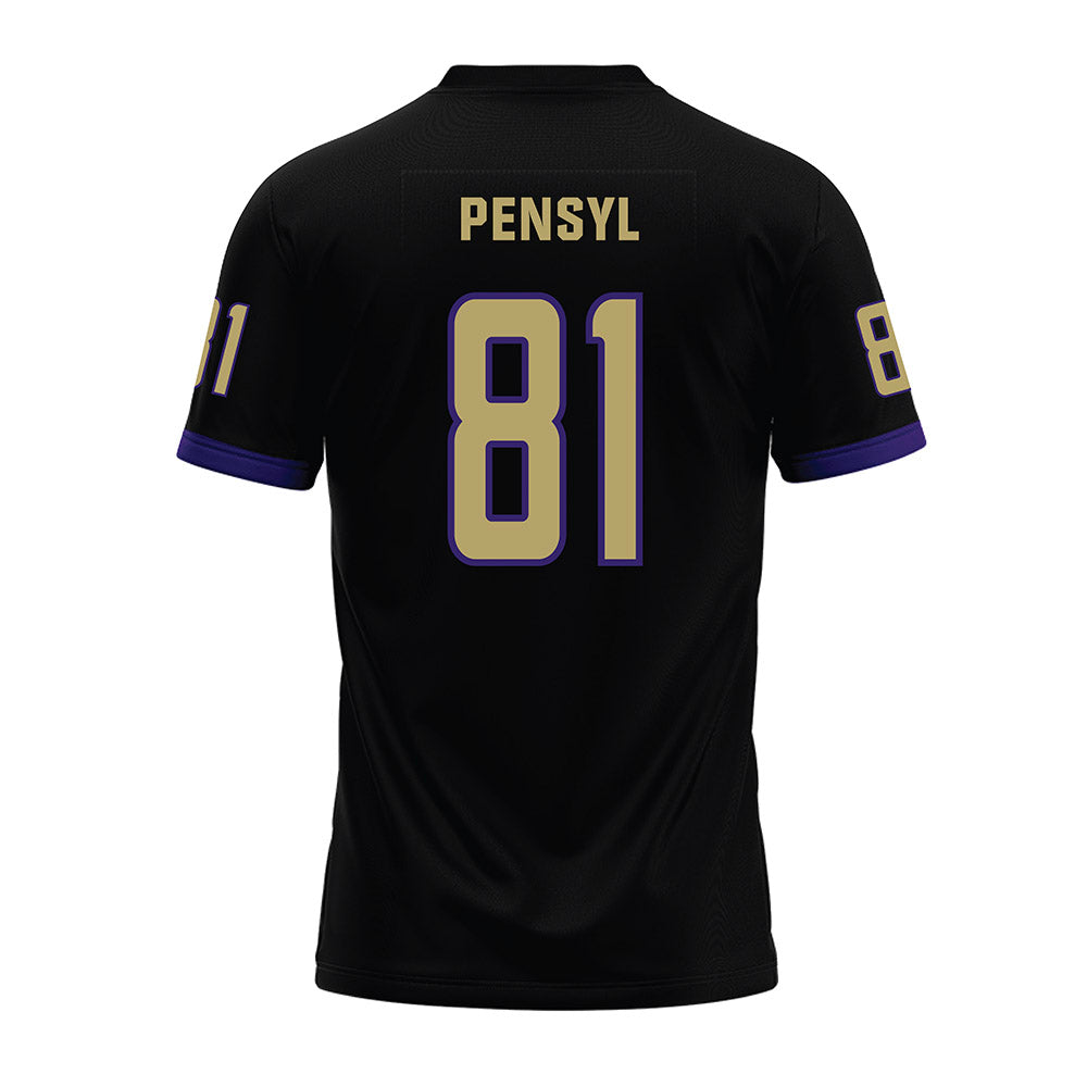 JMU - NCAA Football : Chase Pensyl - Black Premium Football Jersey-1