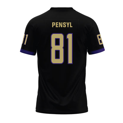 JMU - NCAA Football : Chase Pensyl - Black Premium Football Jersey-1