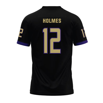 JMU - NCAA Football : Kye Holmes - Black Premium Football Jersey