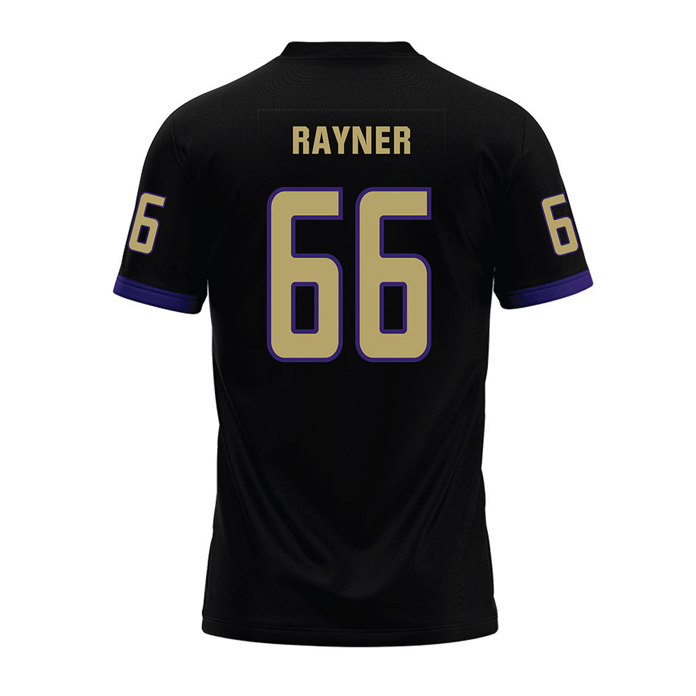 JMU - NCAA Football : JD Rayner - Black Premium Football Jersey-1