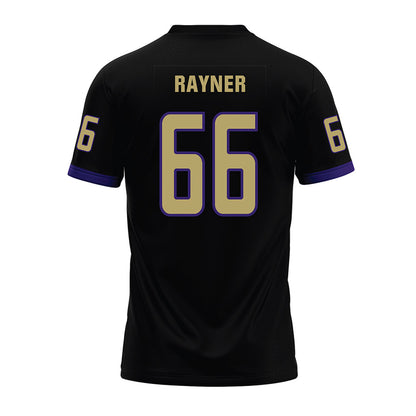 JMU - NCAA Football : JD Rayner - Black Premium Football Jersey-1
