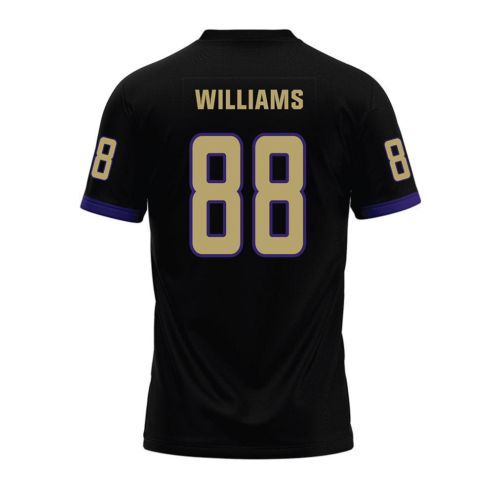 JMU - NCAA Football : Dylan Williams - Black Premium Football Jersey-1
