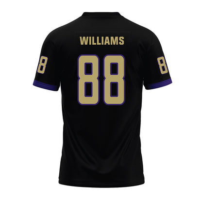 JMU - NCAA Football : Dylan Williams - Black Premium Football Jersey-1