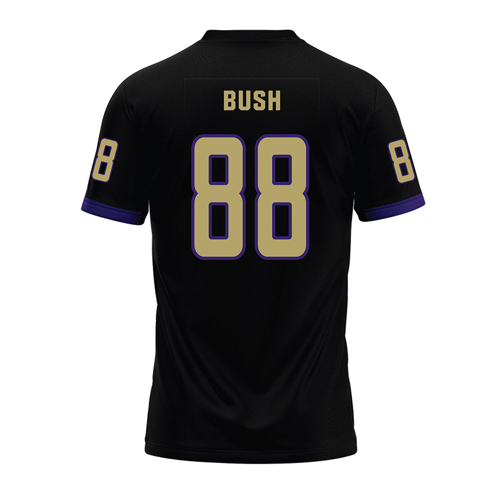 JMU - NCAA Football : Kells Bush - Black Premium Football Jersey-1
