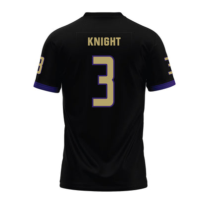 JMU - NCAA Football : Wayne Knight - Black Premium Football Jersey-1