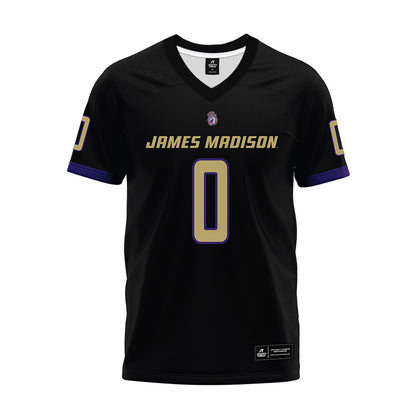 JMU - NCAA Football : Jaylan Sanchez - Black Premium Football Jersey-0