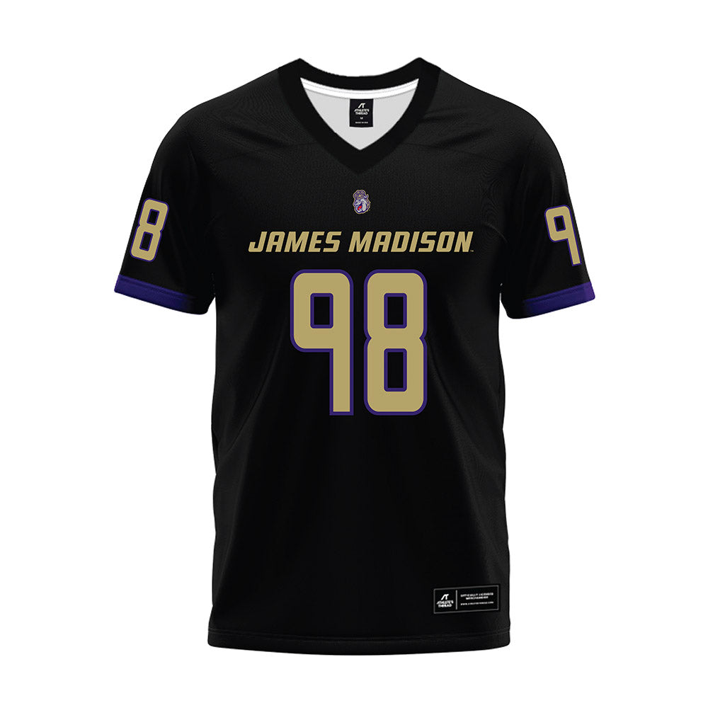 JMU - Football Alumni : Harry O'Kelly - Black Premium Football Jersey-0