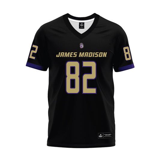 JMU - NCAA Football : Jamarcus Smith Jr - Black Premium Football Jersey-0