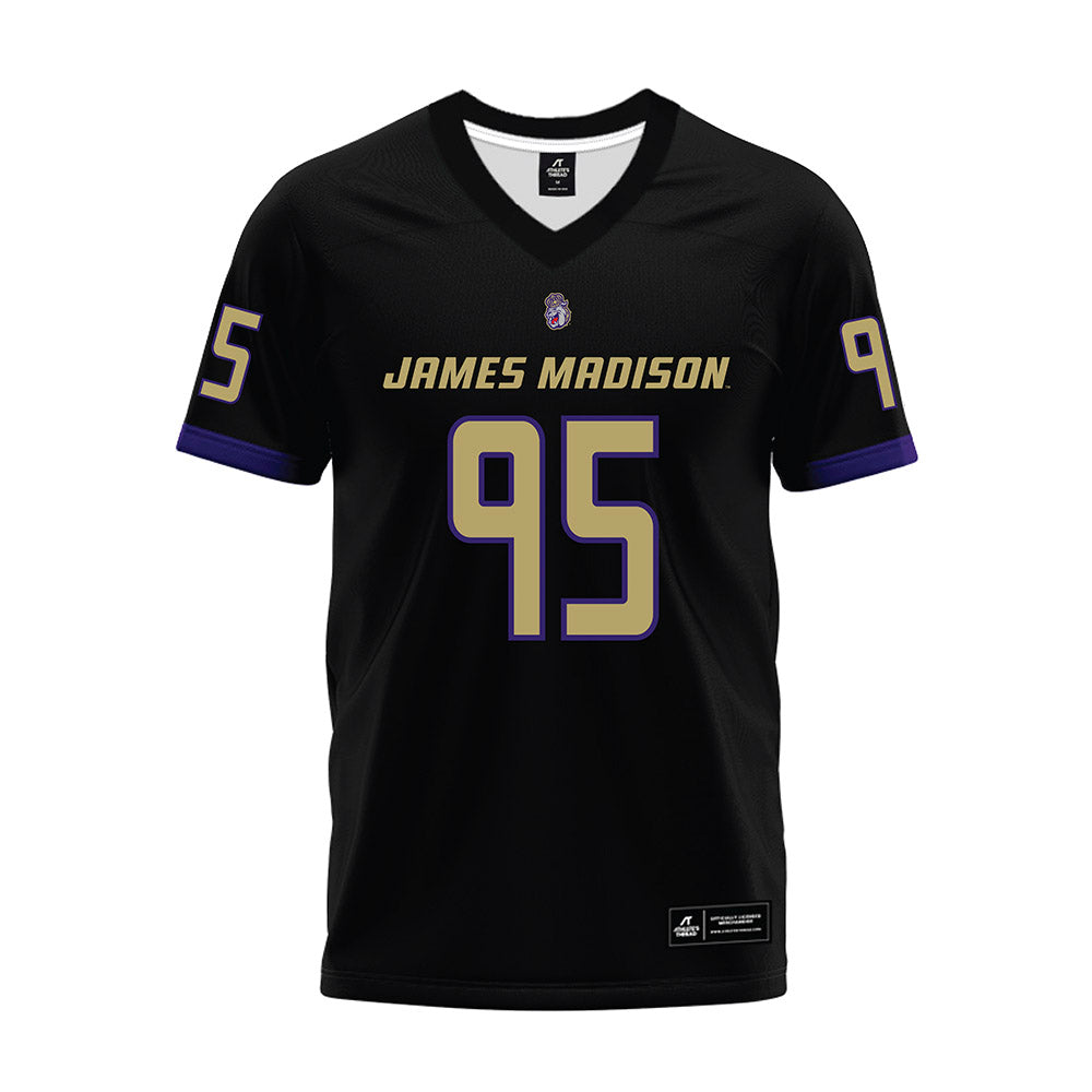 JMU - NCAA Football : Cristiano Rosa - Black Premium Football Jersey-0