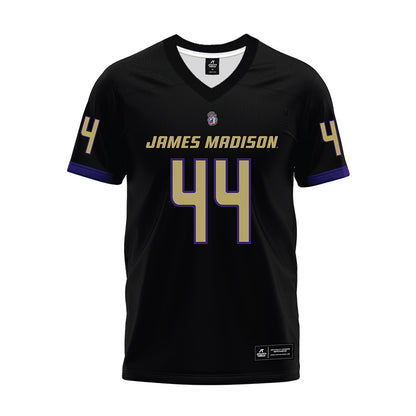 JMU - NCAA Football : DJ Cotton Jr - Black Premium Football Jersey-0