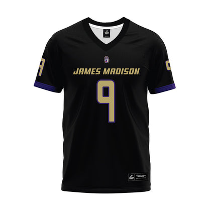 JMU - NCAA Football : Xavier Holmes - Black Premium Football Jersey-0