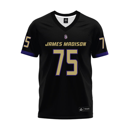 JMU - NCAA Football : Wyatt Maines - Black Premium Football Jersey-0