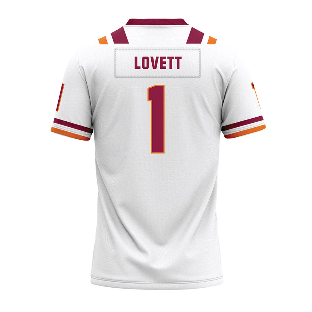 Virginia Tech - NCAA Football : Dante Lovett - Premium Football Jersey