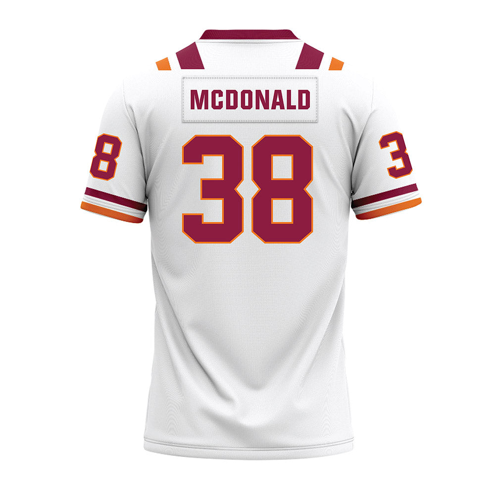 Virginia Tech - NCAA Football : Jayden McDonald - Premium Football Jersey