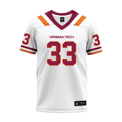 Virginia Tech - NCAA Football : Bhayshul Tuten - Premium Football Jersey