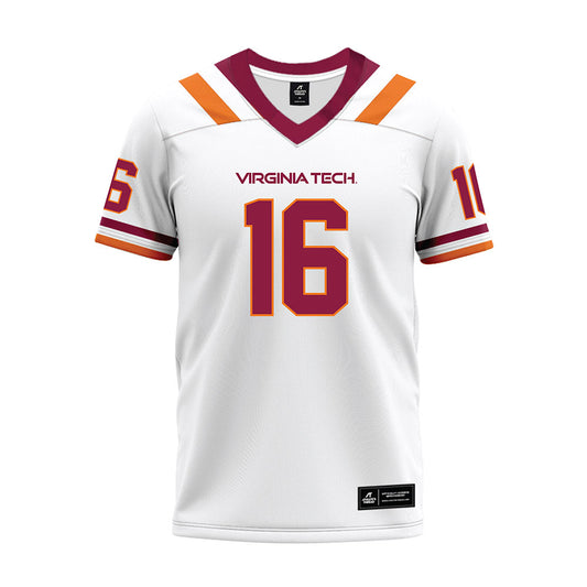 Virginia Tech - NCAA Football : Noah Chambers - Premium Football Jersey-0